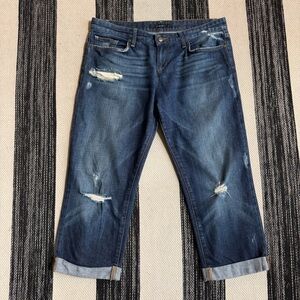 Joe's Jeans  Women's Fit Cropped Ex Lover Distress Ankle Jeans Size W28